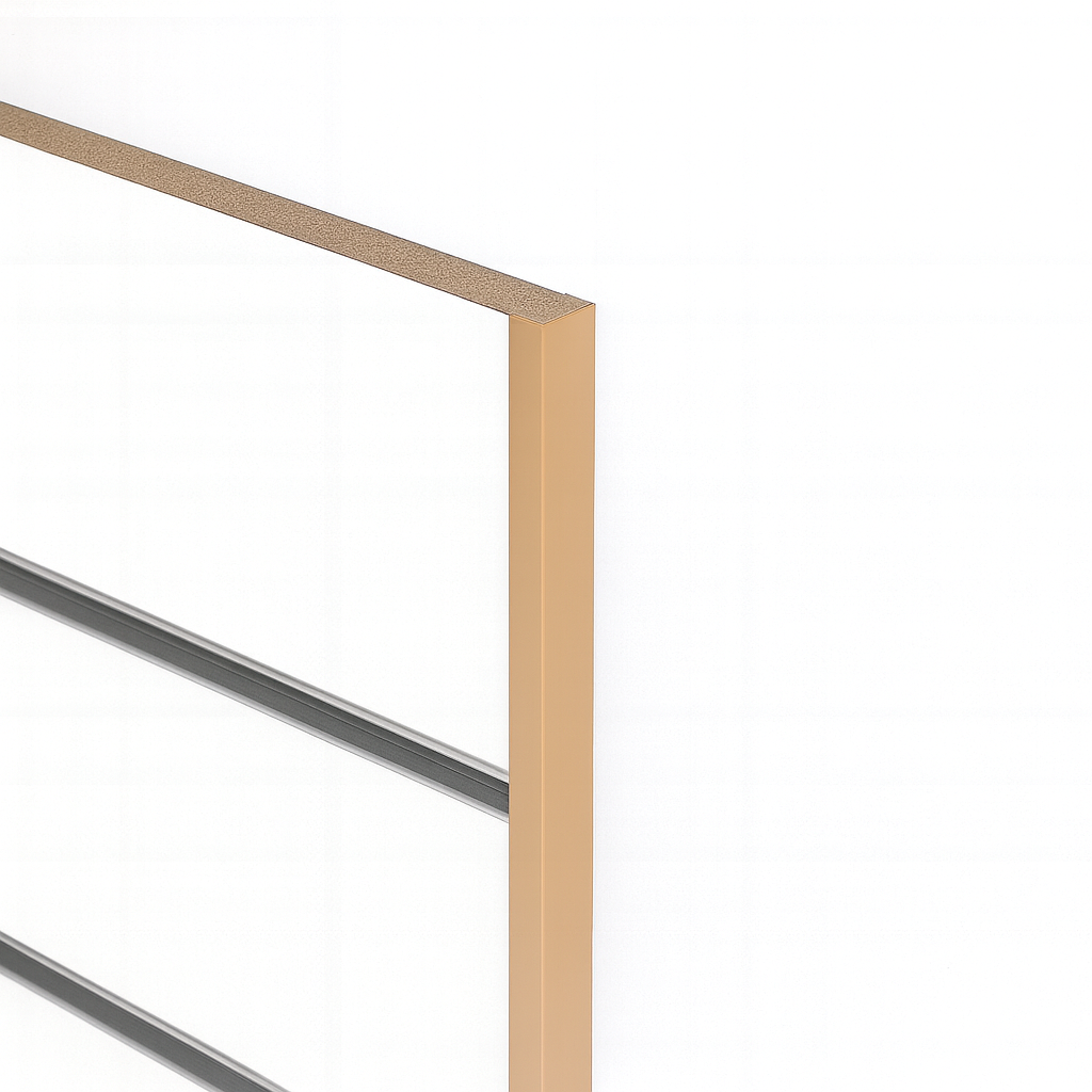 Flat End Capping in Beech colour