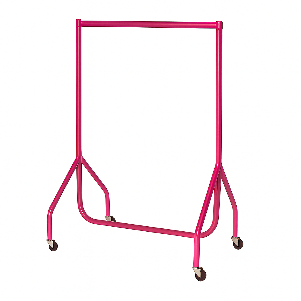 Childrens Heavy Duty Garment Rails in Pink