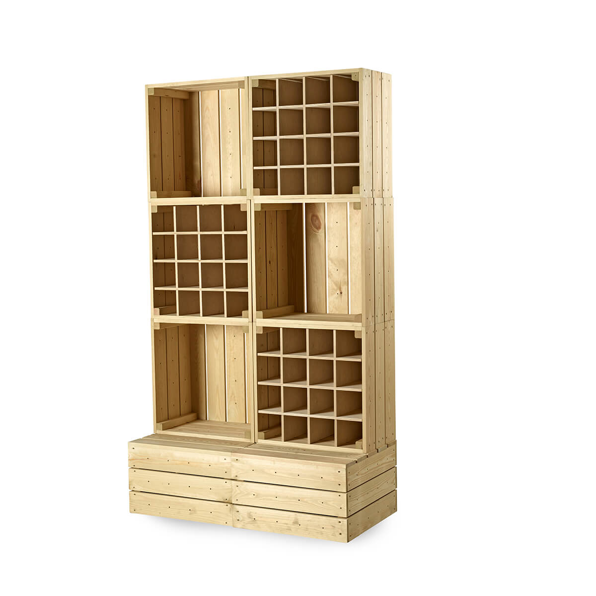 Double Wine Wall Unit