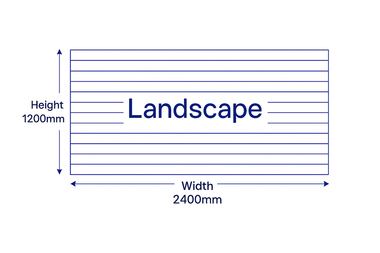 Slatwall Panel - Grey - 2.4m x 1.2m