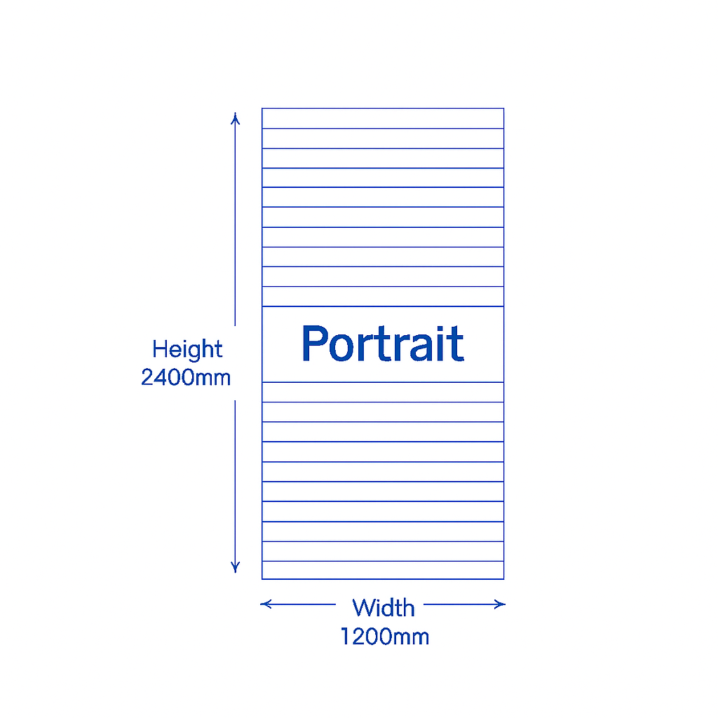Slatwall Panel - Grey - 2.4m x 1.2m