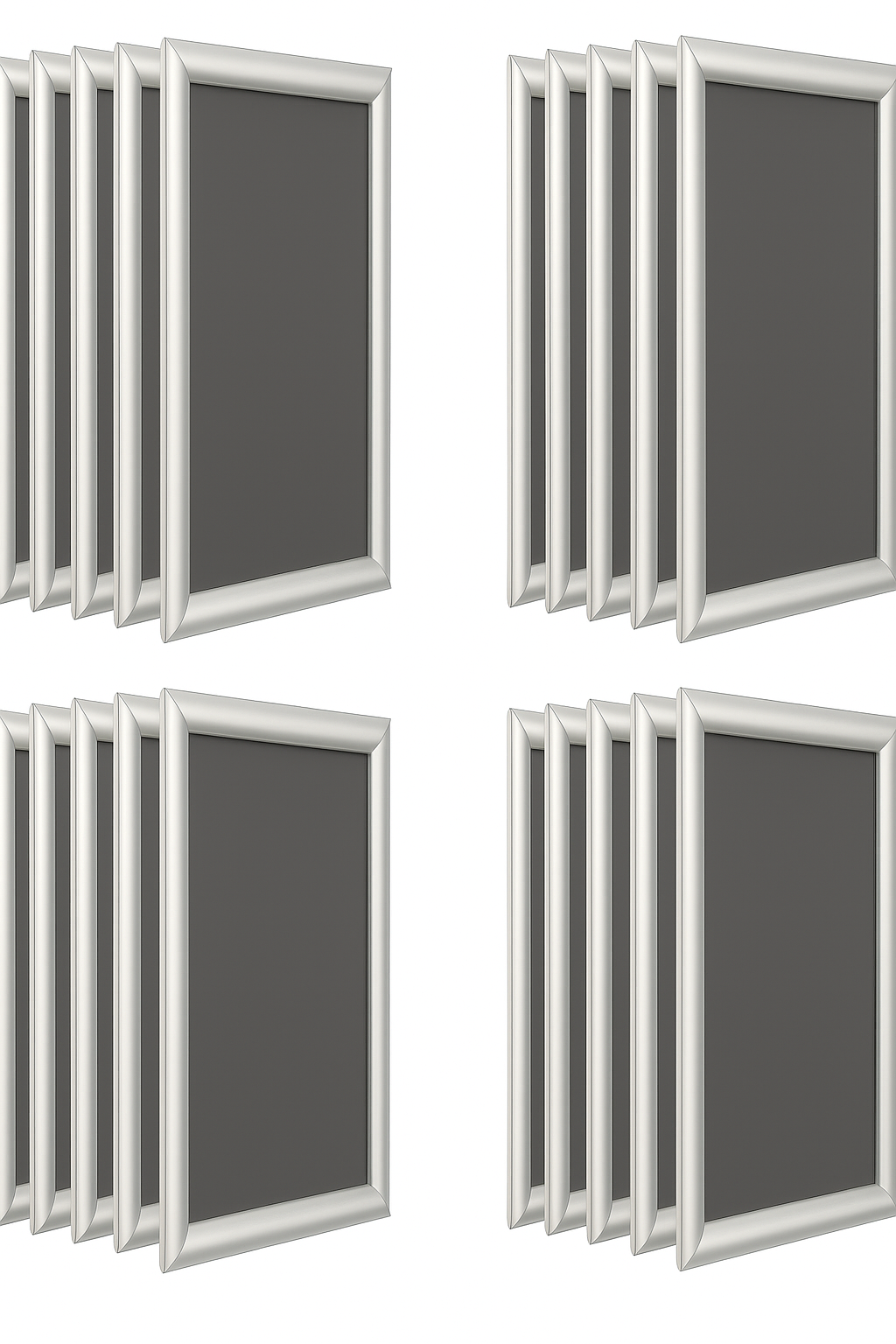 A5 Silver Snap Frame (Pack of 20)