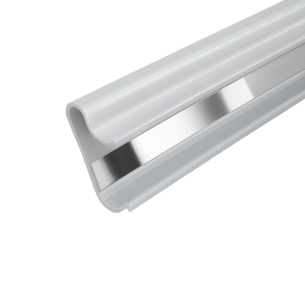 Slatwall Inserts Grey/Mirror