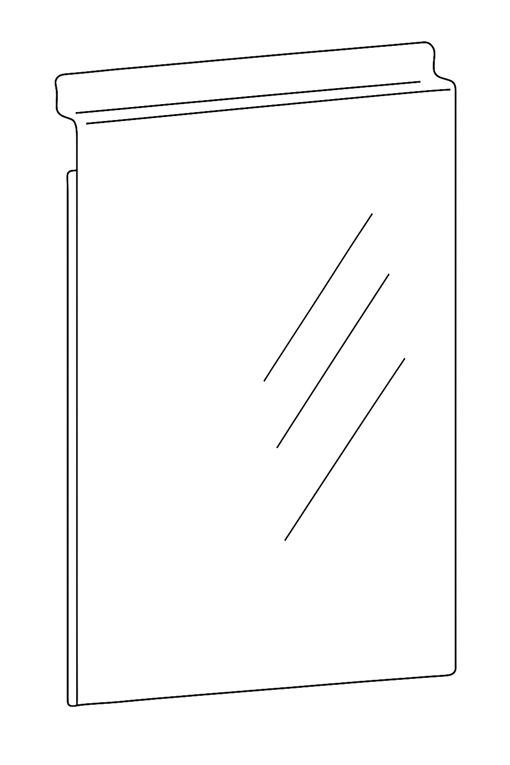 Slatwall Poster Holder - A4