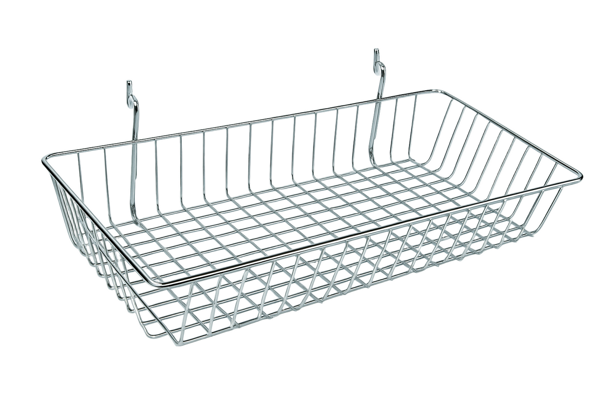 Slatwall Multifit Shallow Basket