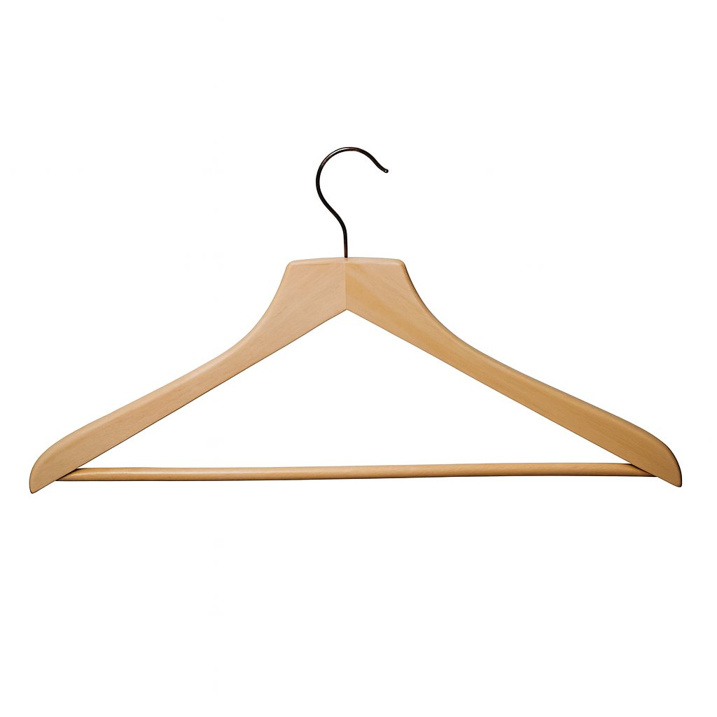 Wooden Shaped Adult Hanger