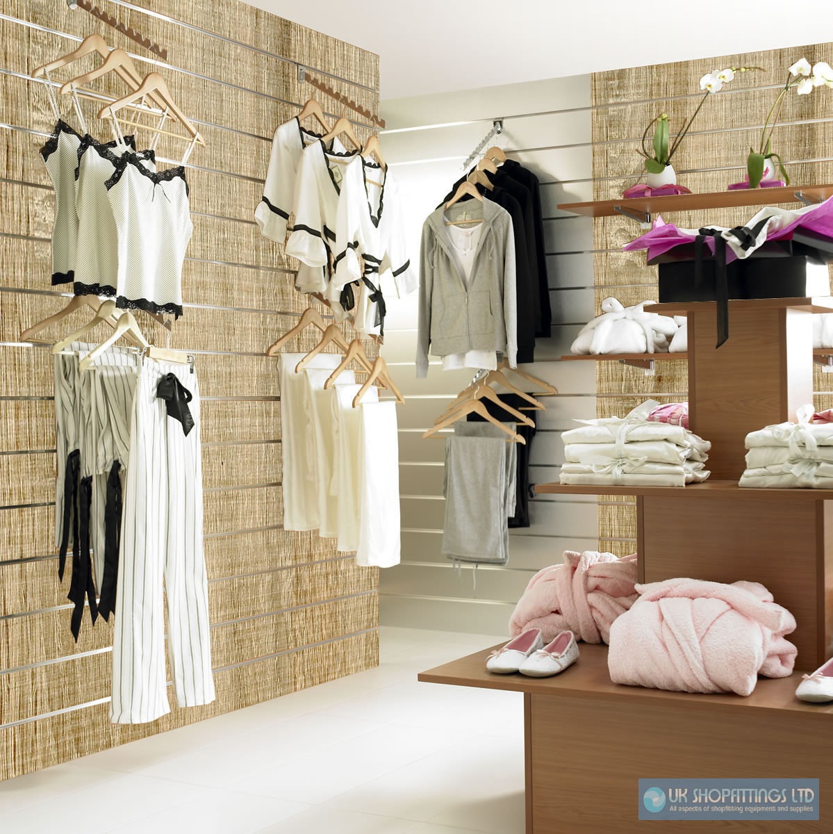 Slatwall Panel - Rustic Oak - 2.4m x 1.2m