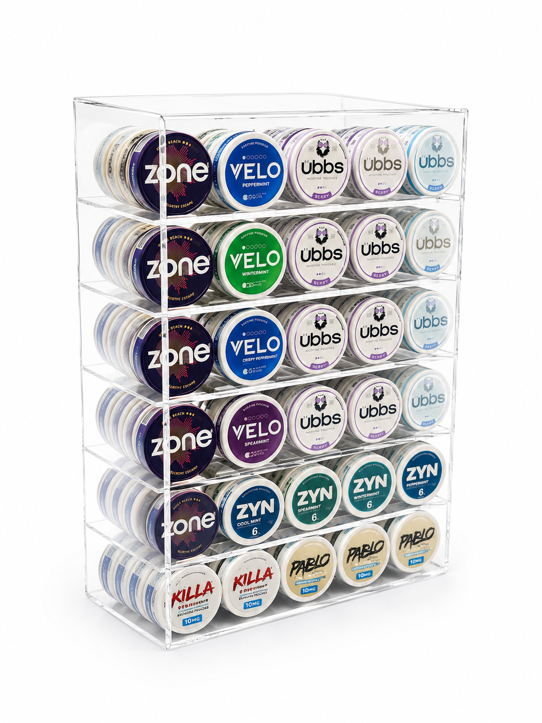 30 Facing Nicotine Pouch Display Stand