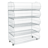 5 Tier Stacking Baskets - 1000mm wide