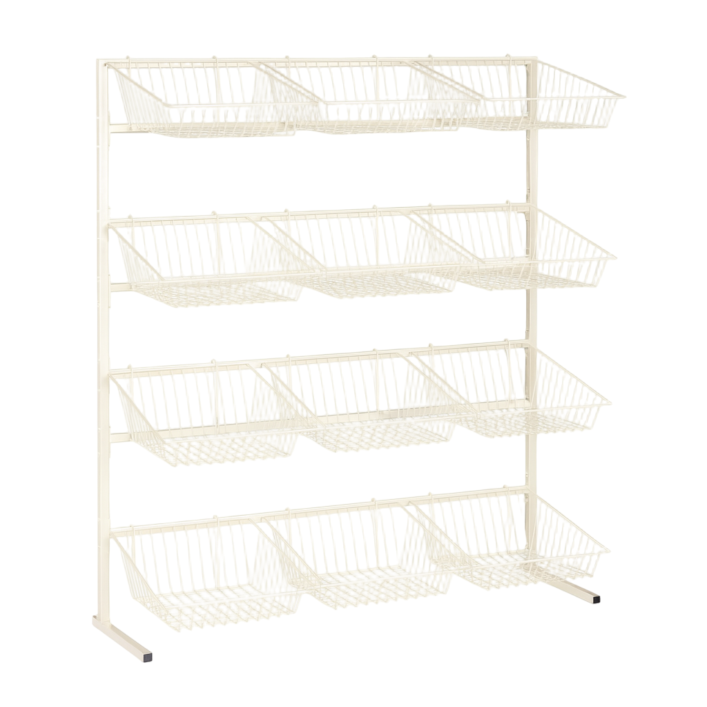 3 Tier 9 Basket Display Stand
