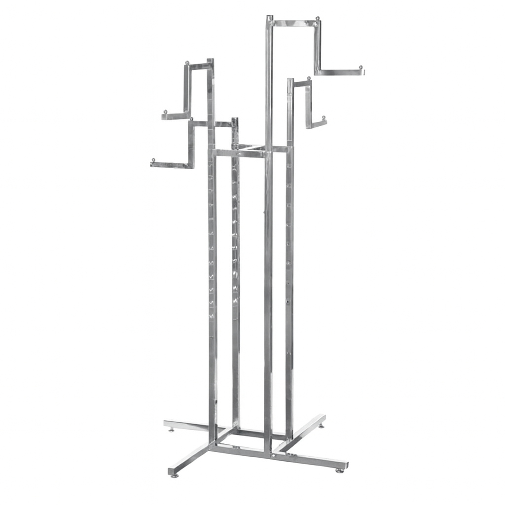 Adjustable 4 Arm Rail - Stepped Arms – ukshopfittings