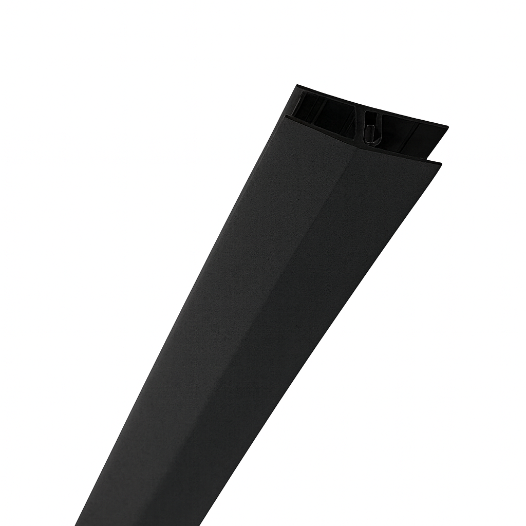 H Jointing Strip in Black
