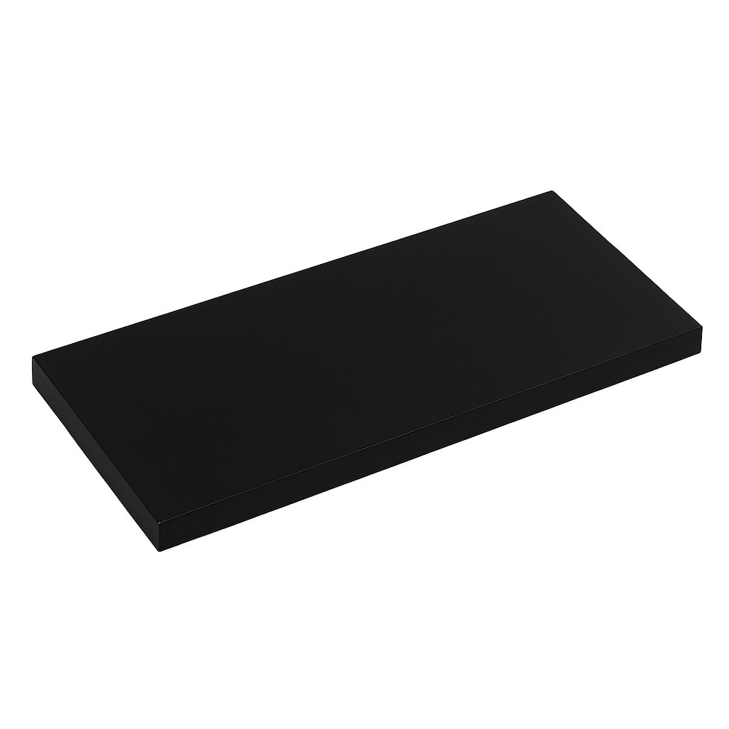 Black Mdf Shelves