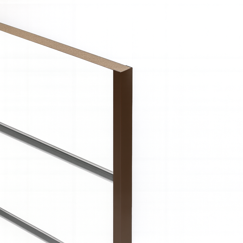 Flat End Capping in Brown