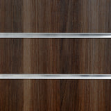 Slatwall Panel - Dark Ash - 1.2m x 1.2m