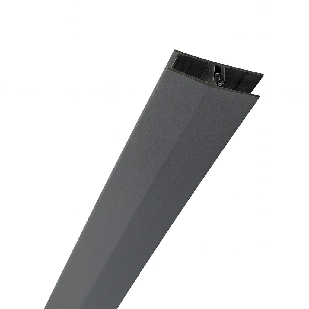 H Jointing Strip in Dark Grey