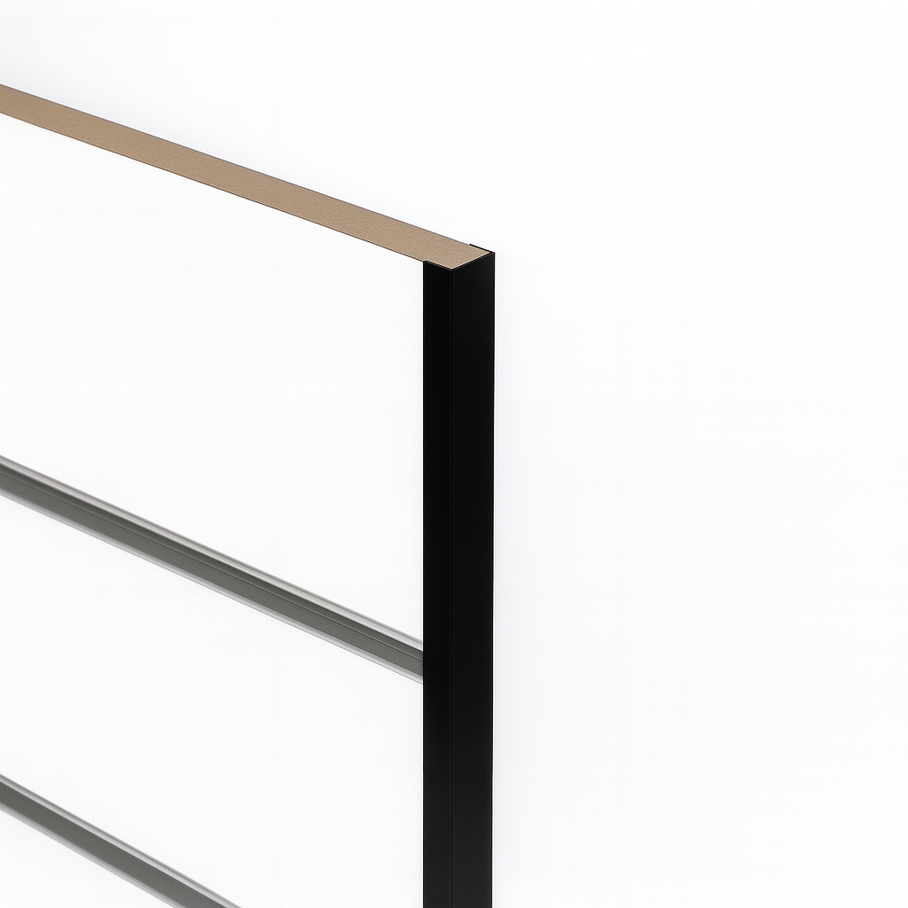 Flat End Capping in Black