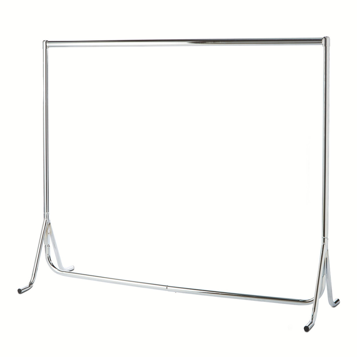 Heavy Duty Fishtail Garment Rails in Chrome