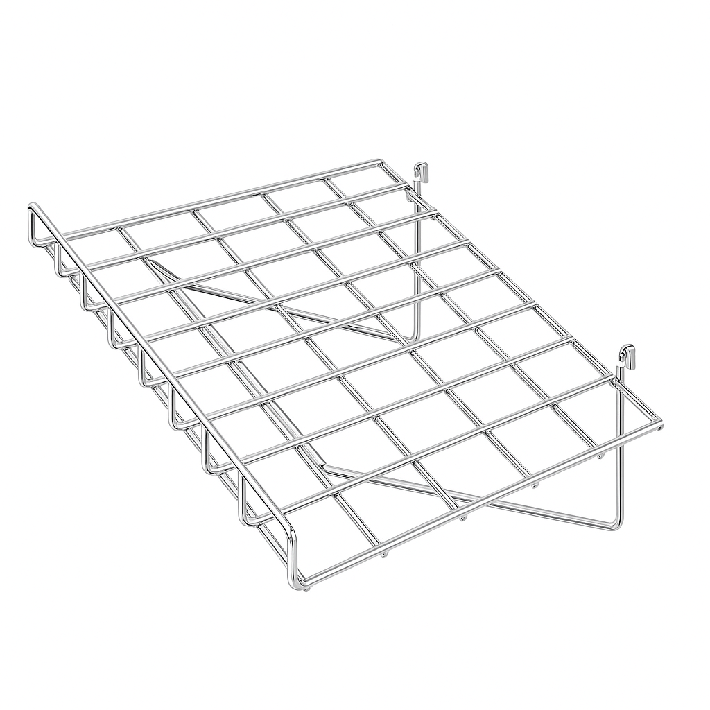 Gridwall Flat Lipped Shelf