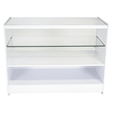 Half Glass Showcase in White - 1800mm - R1507