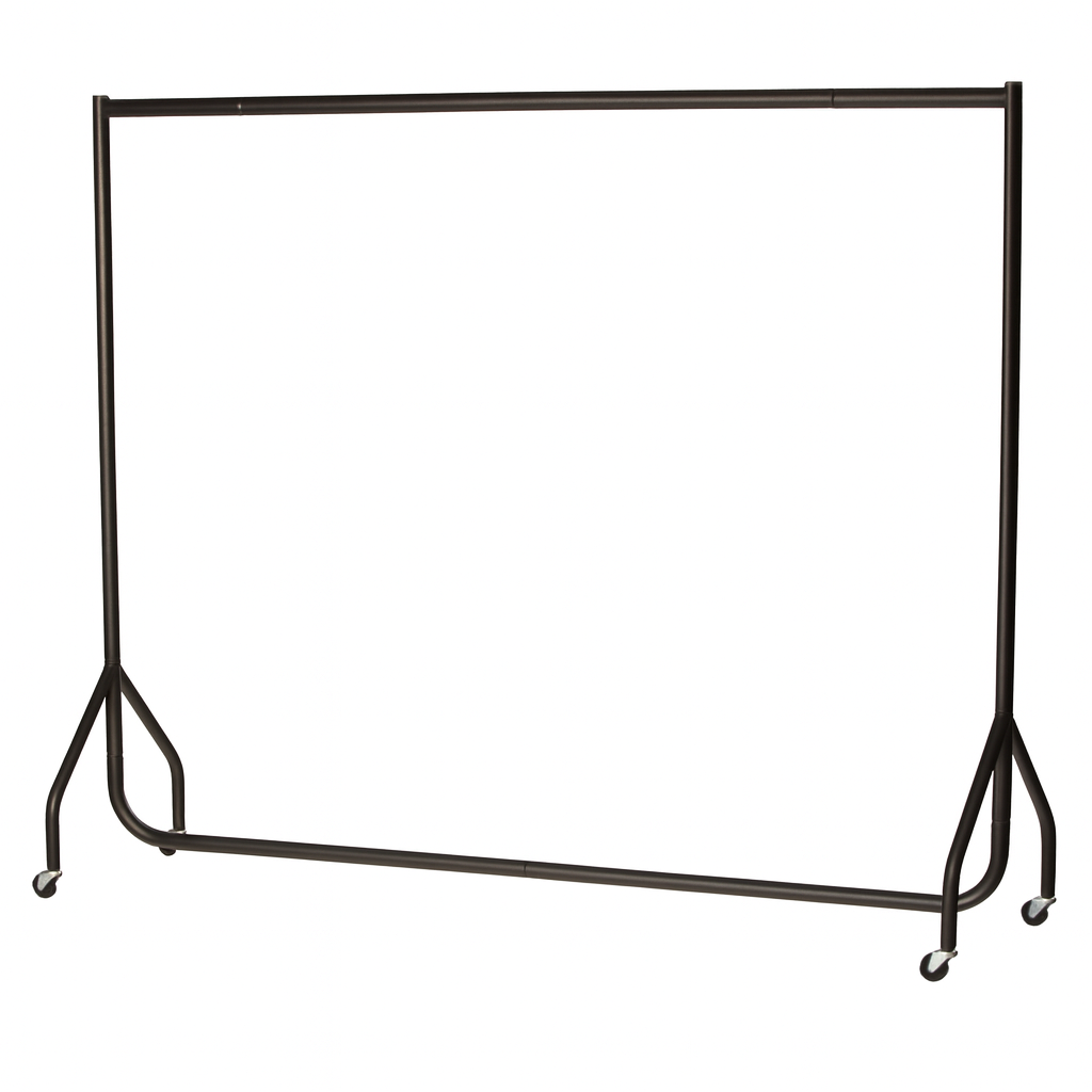 Heavy Duty Garment Rails in Black – ukshopfittings