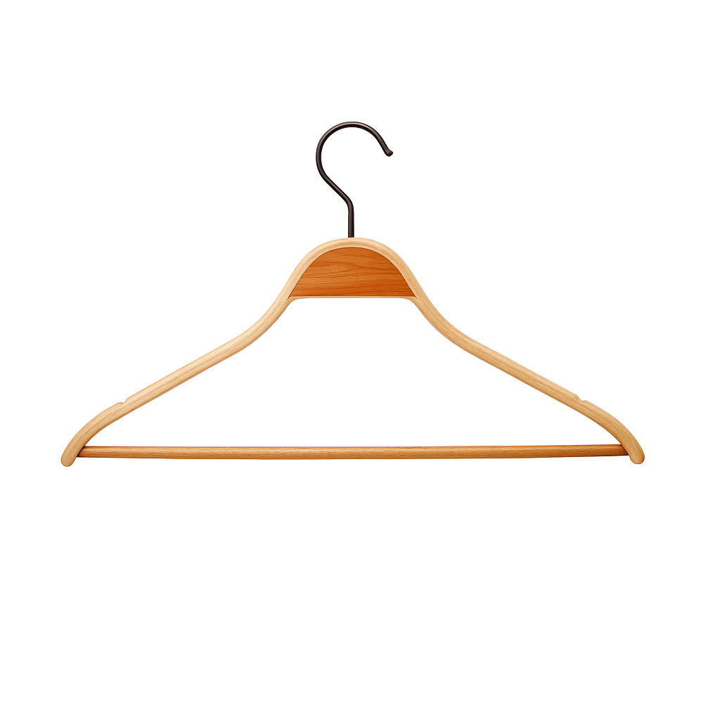 Laminated Hanger with Trouser bar
