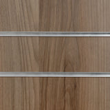 Slatwall Panel - Light Walnut - 1.2m x 1.2m