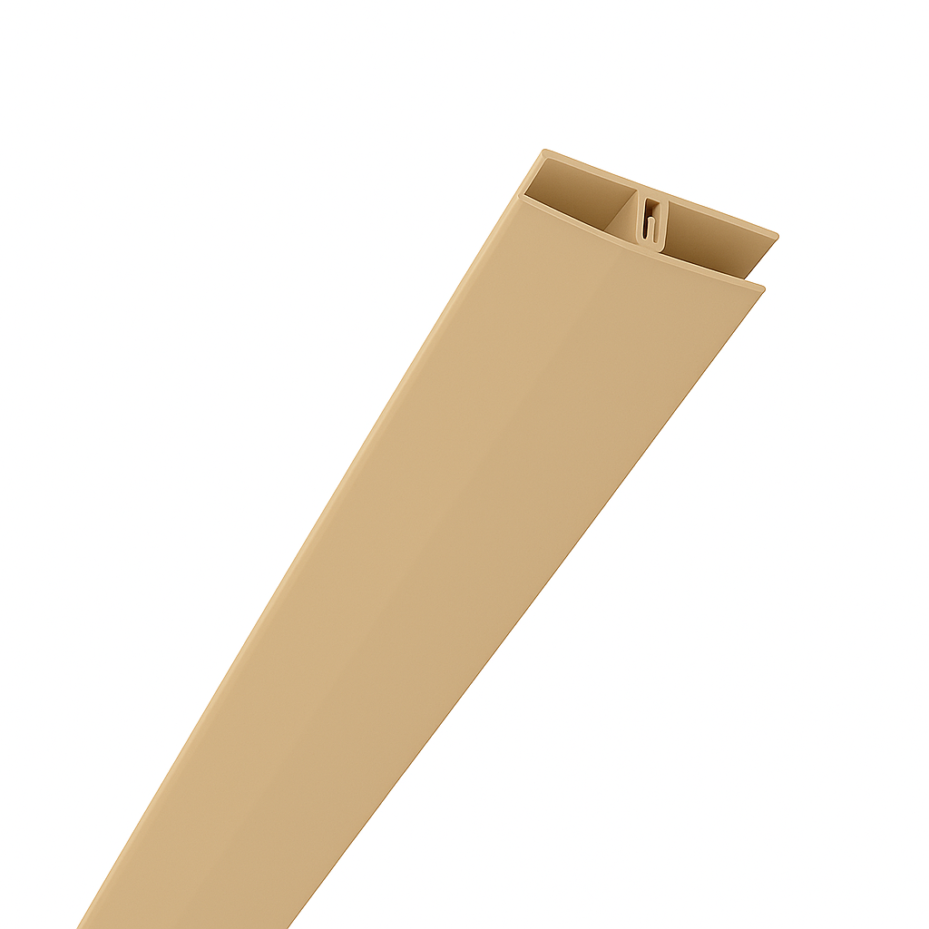 H Jointing Strip in Oak colour