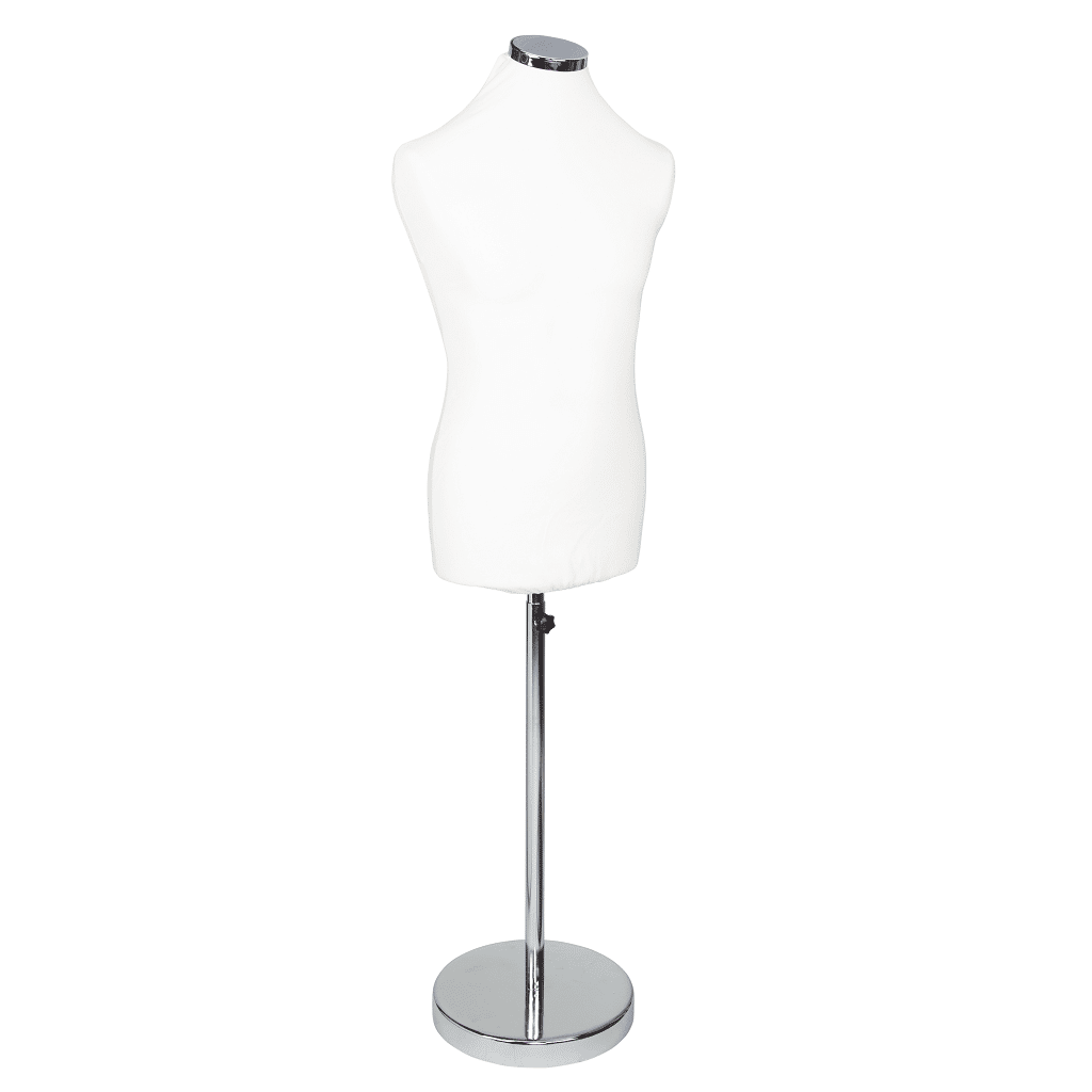 Male Bust Form Chrome Stand