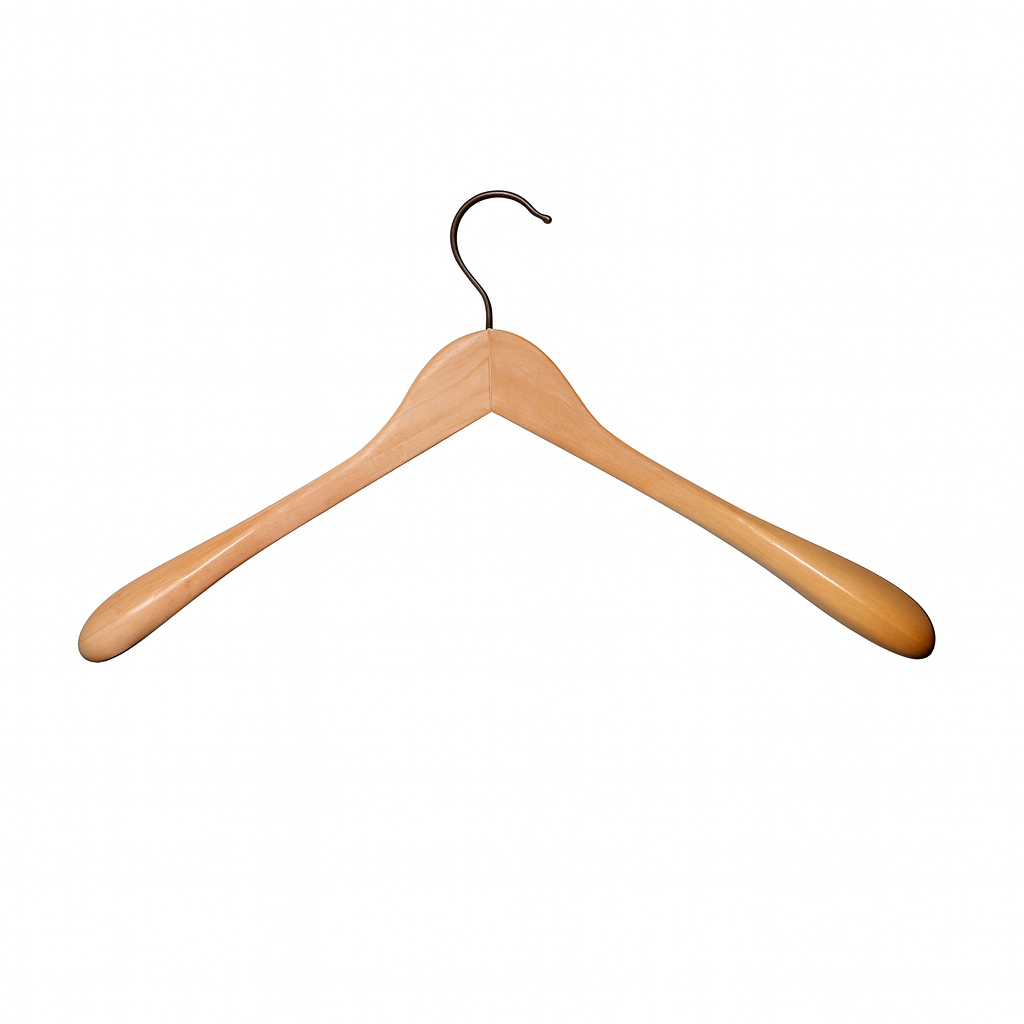 Wooden Shaped Jacket Hanger