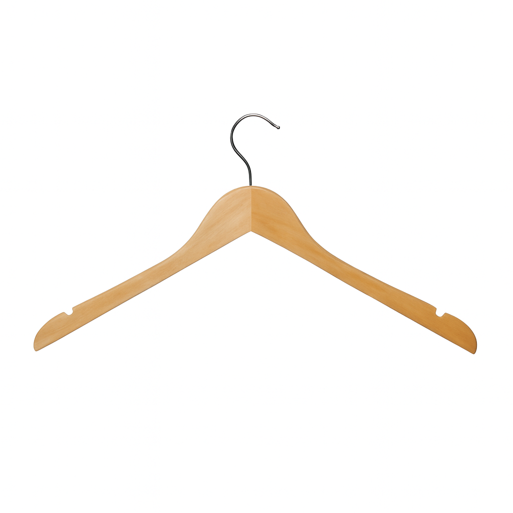 Wooden Shaped Tops Hanger