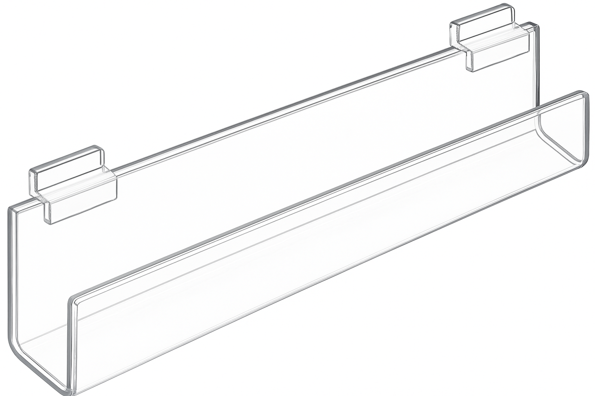 Slatwall Card Pocket - 600mm