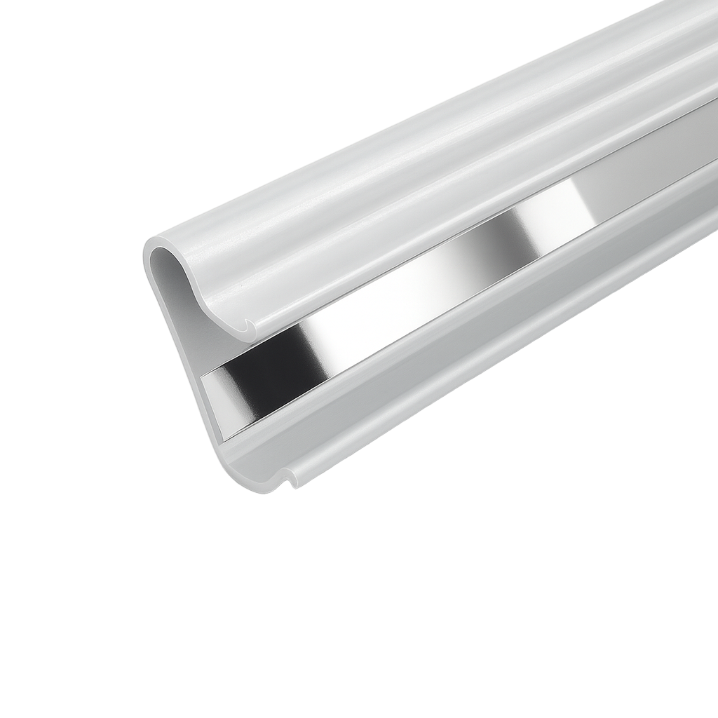 Slatwall Inserts Silver/Mirror