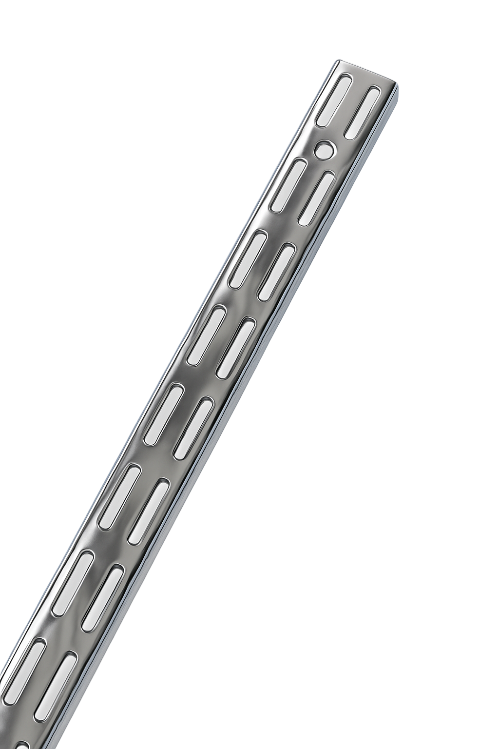 Twin Slot Upright in Chrome - 1400mm