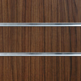Slatwall Panel - Walnut - 1.2m x 1.2m