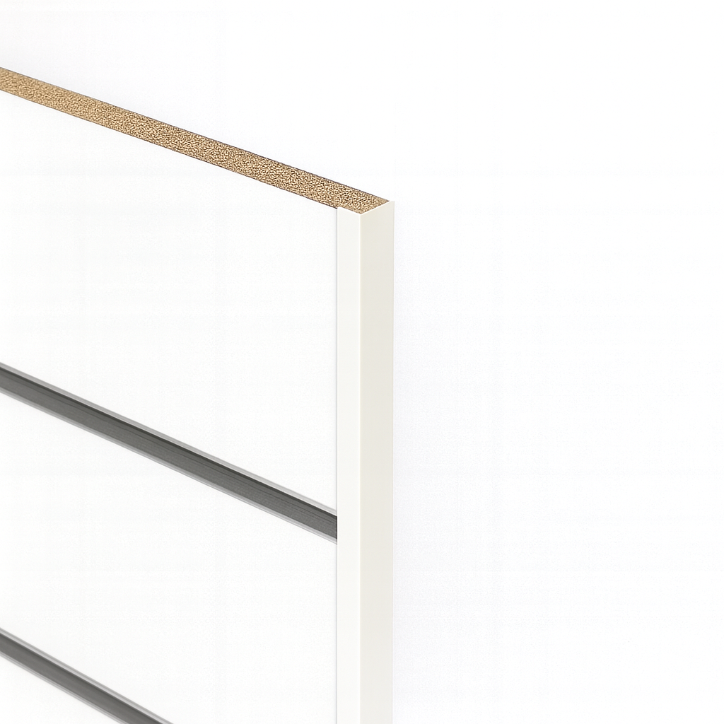 Flat End Capping in White