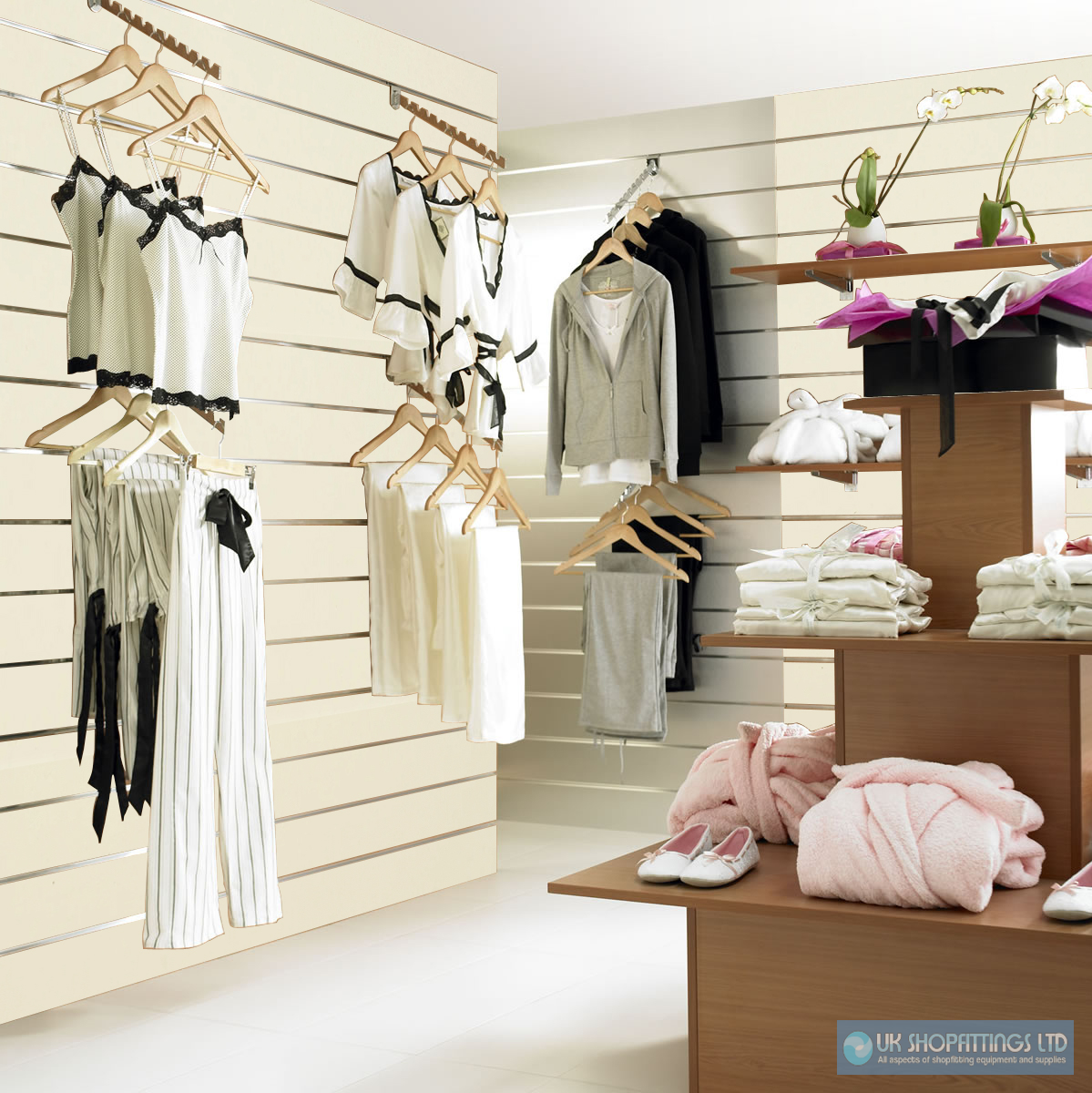 Slatwall Panel - Coral - 1.2m x 1.2m