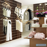 Slatwall Panel - Dark Ash - 1.2m x 1.2m