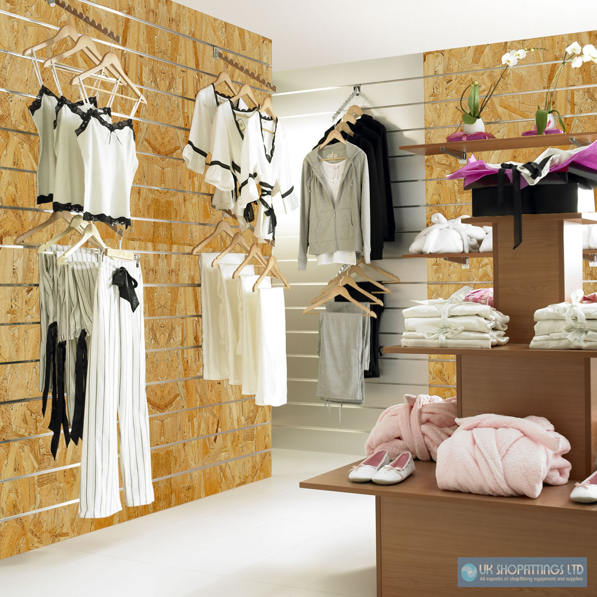 Slatwall Panels - OSB - 1.2m x 1.2m