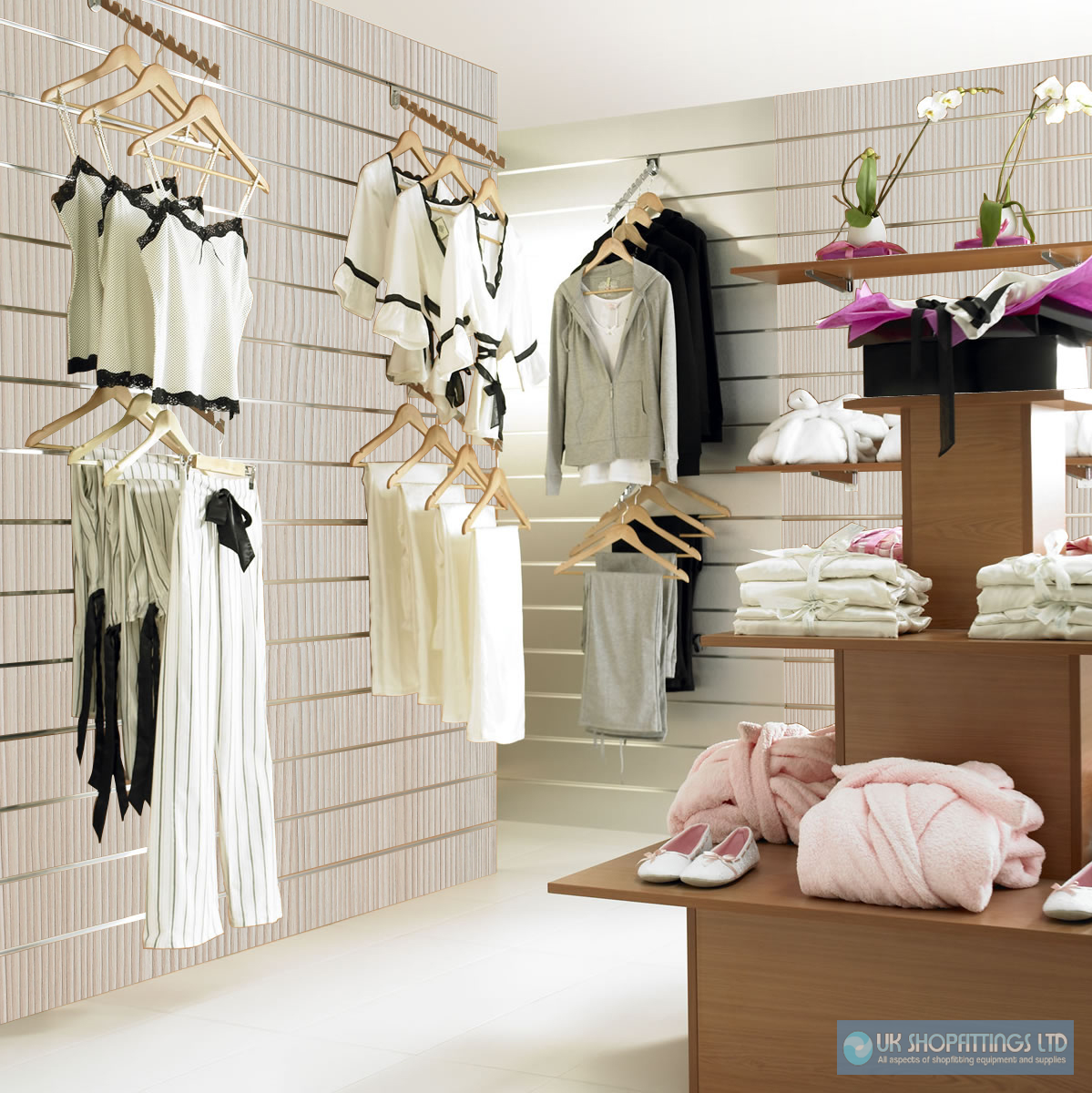 Slatwall Panel - Pino Beige - 2.4m x 1.2m