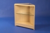 Triangular 1/2 Glass Corner Unit