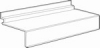 Shelf With Sign Holder