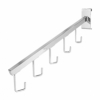 Gridwall 5 Hook Sloping Arm